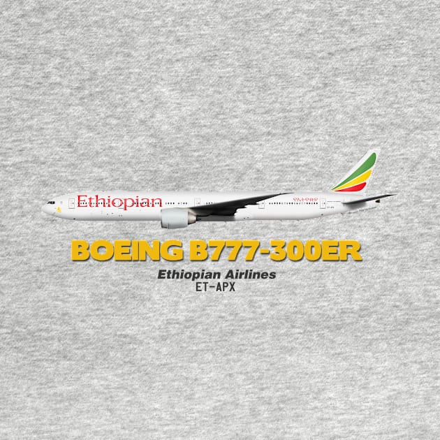 Boeing B777-300ER - Ethiopian Airlines by TheArtofFlying